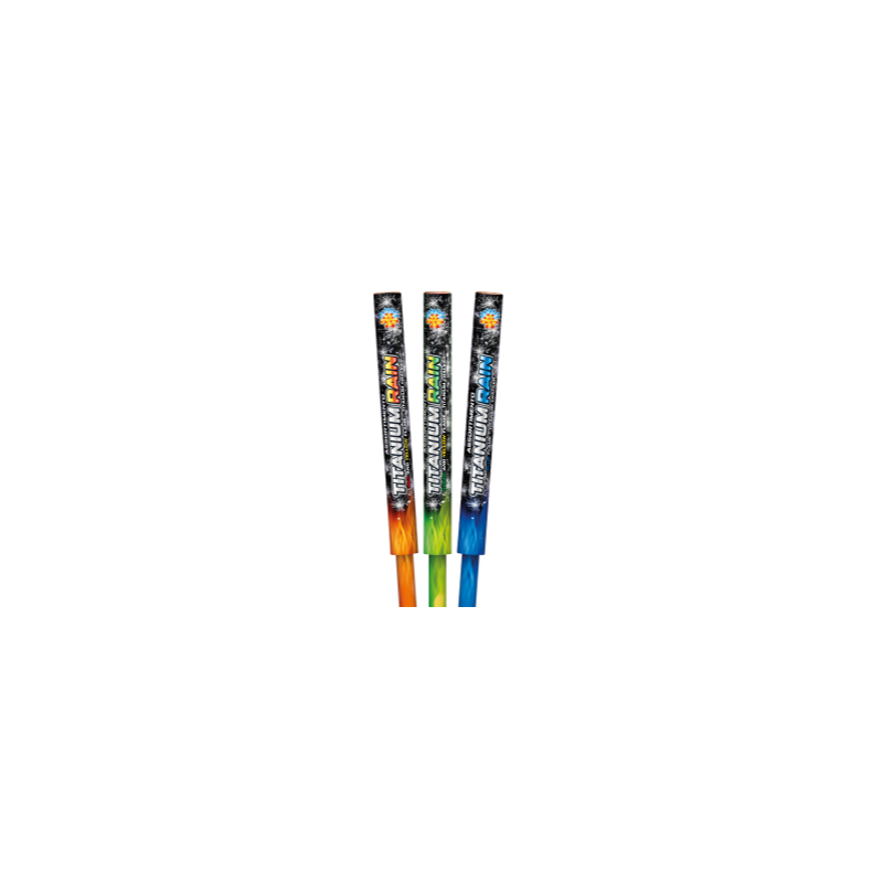 Borgonovo 0207M - Bengala Assortimento Titanium Rain 3 pz