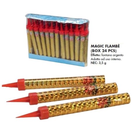 Borgonovo 216AB - Magic Flambe Box 24 pz