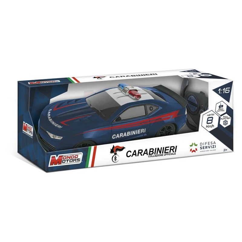 Mondo 63812 - Auto Radiocomandata Carabinieri Scala 1:16