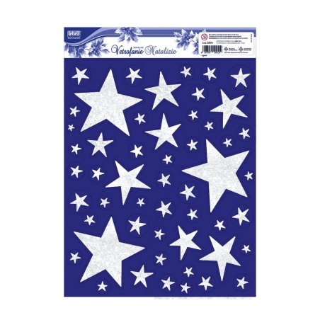 Lebez 3304 - Vetrofanie Stelle Colori Ass