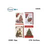 Cecami 50153 - Biglietti Natale Patchwork 12x18 Conf.12 pz