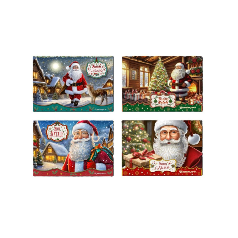 Cecami 50158 - Biglietti Natale Portasoldi 12x18 Conf.12 pz