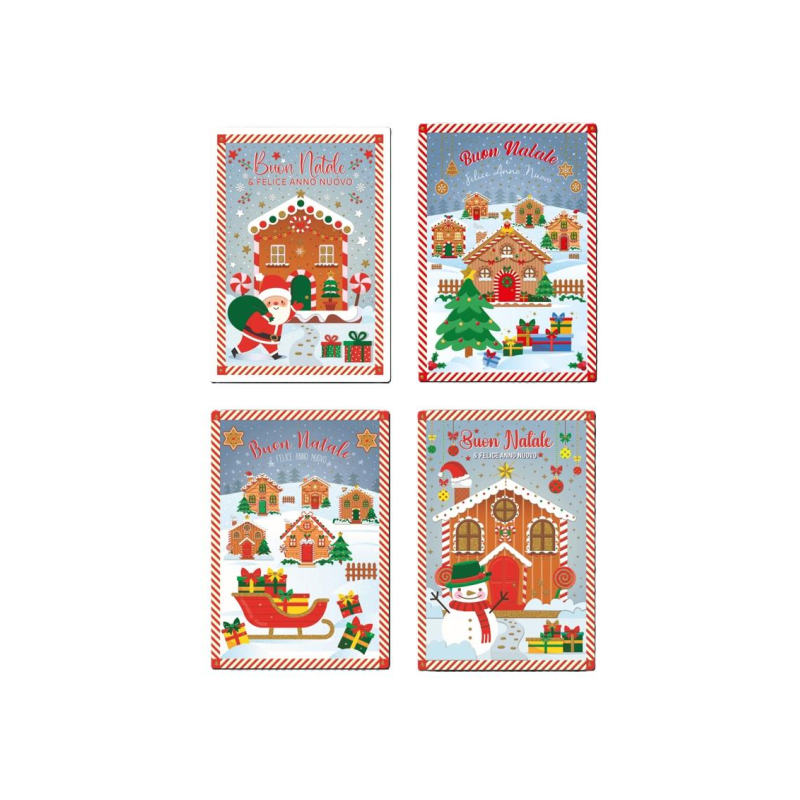 Cecami 50155 - Biglietti Auguri Natale 12x18 Conf.12 pz