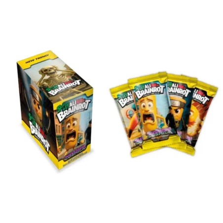 Brainrot 78011 - Busta 14 Carte Skifidol Italian Allucinazione Cosmica Display 24 pz