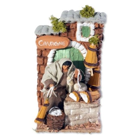 Rossi Rosa 12080 - Venditore di Cavagne 10cm con Movimento