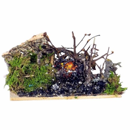 Rossi Rosa 11395 - Fuoco Effetto Fiamma 10 x 6 x 5 cm