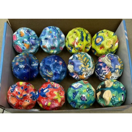 Fratelli Pesce 8835 - Palline Maxi Rimbalzo Display 12 pz
