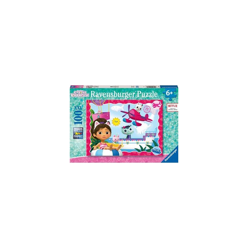 Ravensburger 01053 - Puzzle 100 Pezzi - Gabby's Dollhouse