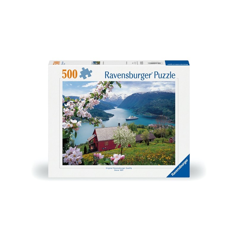 Ravensburger 00208 - Puzzle 500 Pezzi - Idillio Scandinavo