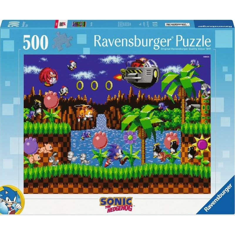 Ravensburger 01135 - Puzzle 500 Pezzi - Sonic