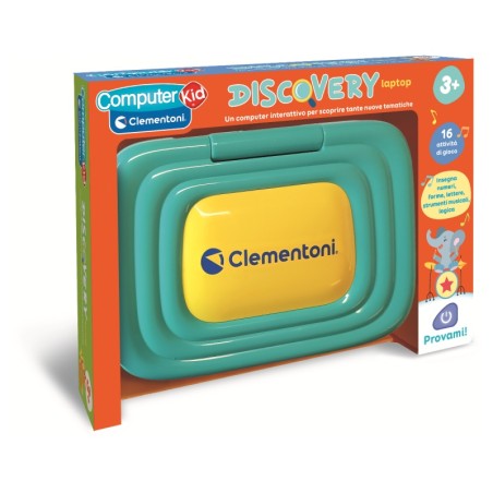 Clementoni 16658 - Computer Kid - Discovery Laptop 3+