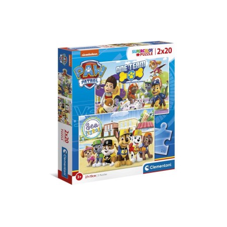 Clementoni 24779 - Puzzle 2 x 20 Pezzi - Paw Patrol