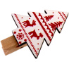 Inab 80532 - Set 6 Pinze Legno Wood Decoration Ass.