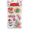 Inab 80520 - Set 9 Chiudipacco 3D + 9 Etichette Noel Ass