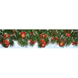 Inab 80109 - Vetrofanie Banner Noel 64 x 14,8 cm Ass.
