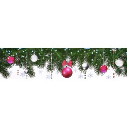 Inab 80109 - Vetrofanie Banner Noel 64 x 14,8 cm Ass.