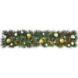 Inab 80109 - Vetrofanie Banner Noel 64 x 14,8 cm Ass.
