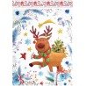 Inab 80105 - Vetrofanie Medie Noel 30 x 40 cm Ass.