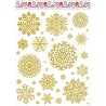 Inab 80104 - Vetrofanie Glitter Oro/Argento 30 x 40 cm