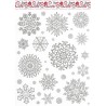Inab 80104 - Vetrofanie Glitter Oro/Argento 30 x 40 cm