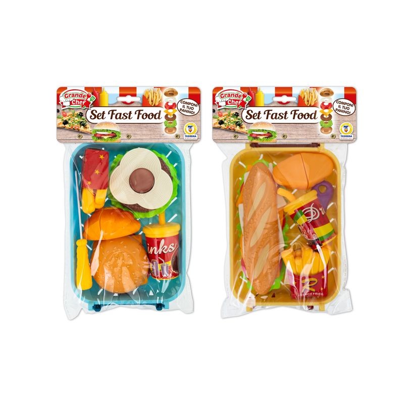 Teorema 80256 - Busta Set Fast Food 2 Ass