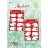 Ftc 10519-2 - Stickers Chiudipacco Natale 8 Adesivi