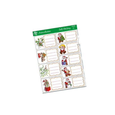 Ftc 10500-1 - Stickers Chiudipacco Natale