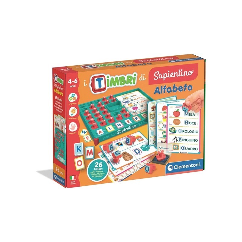 Clementoni 16693 - Sapientino - Timbri Dalla A alla Z