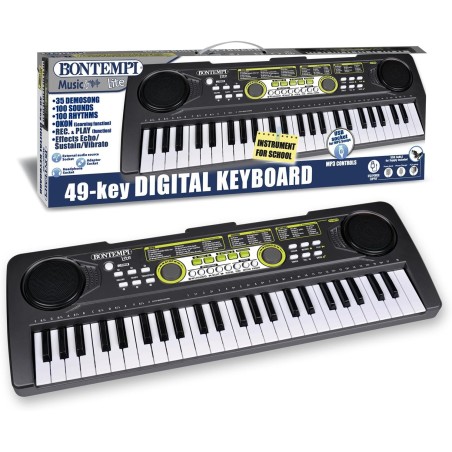 Bontempi 154970 -Tastiera Digitale 49 Tasti