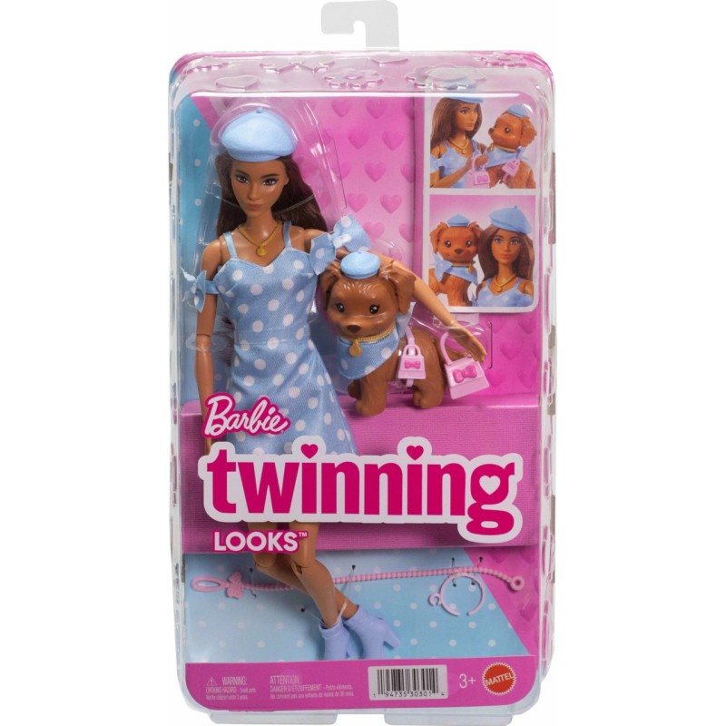 Mattel JFP38 - Barbie - Twinnings Cuccioli a Passeggio