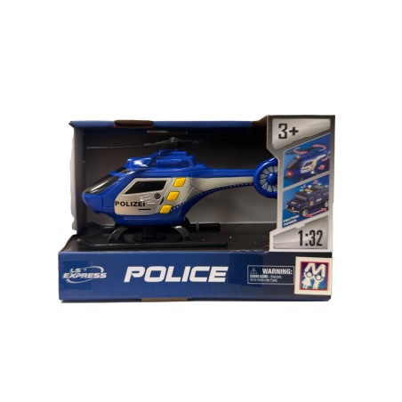 Migliorati A547 - Elicottero Polizia Luci e Suoni Scala 1:32