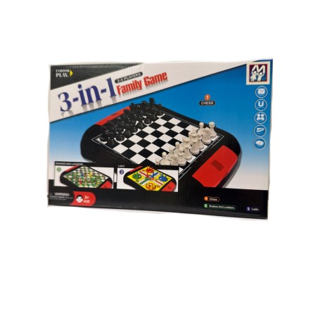 Migliorati A006 - Gioco Scacchi 3 in 1