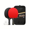 Fratelli Pesce 8793 - Set 2 Racchette 3 Palline Ping Pong con Borsa Zip