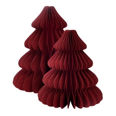 Ciao 94562 - Magie di Carta Set 2 Alberini Bordeaux 15-20 cm