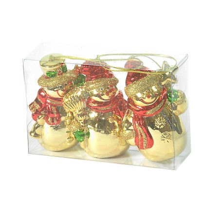 Ciao 58360 - Set 3 Pupazzi di Neve da Appendere