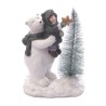 Ciao 93530 - Orso Polare con Bambino Poliresina con Led 26,5 cm