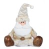 Ciao 92081 - Babbo Natale Seduto Poliestere Oro e Bronzo 28 cm