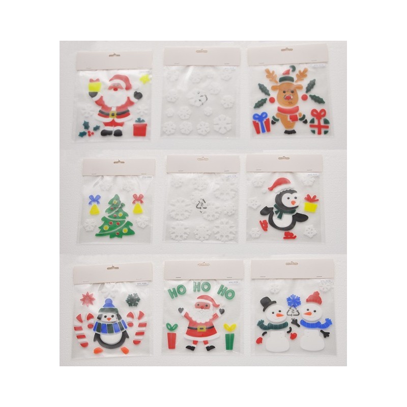 Ciao 94517 - Vetrofanie Natale in Gel Ass.