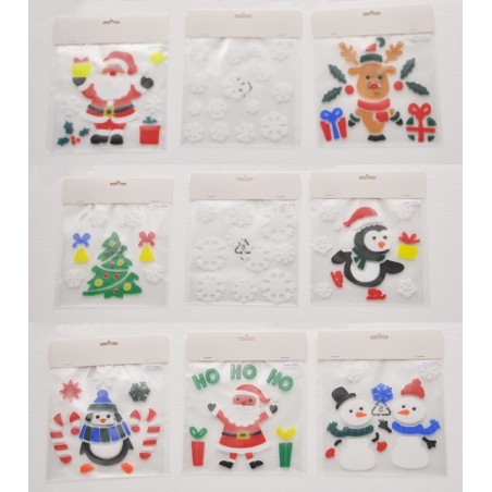 Ciao 94517 - Vetrofanie Natale in Gel Ass.