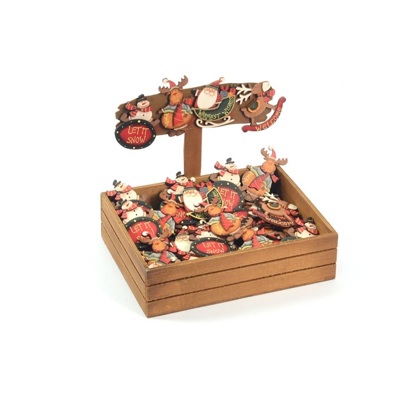 Ciao 58555 - Magnete Legno Dipinto Ass