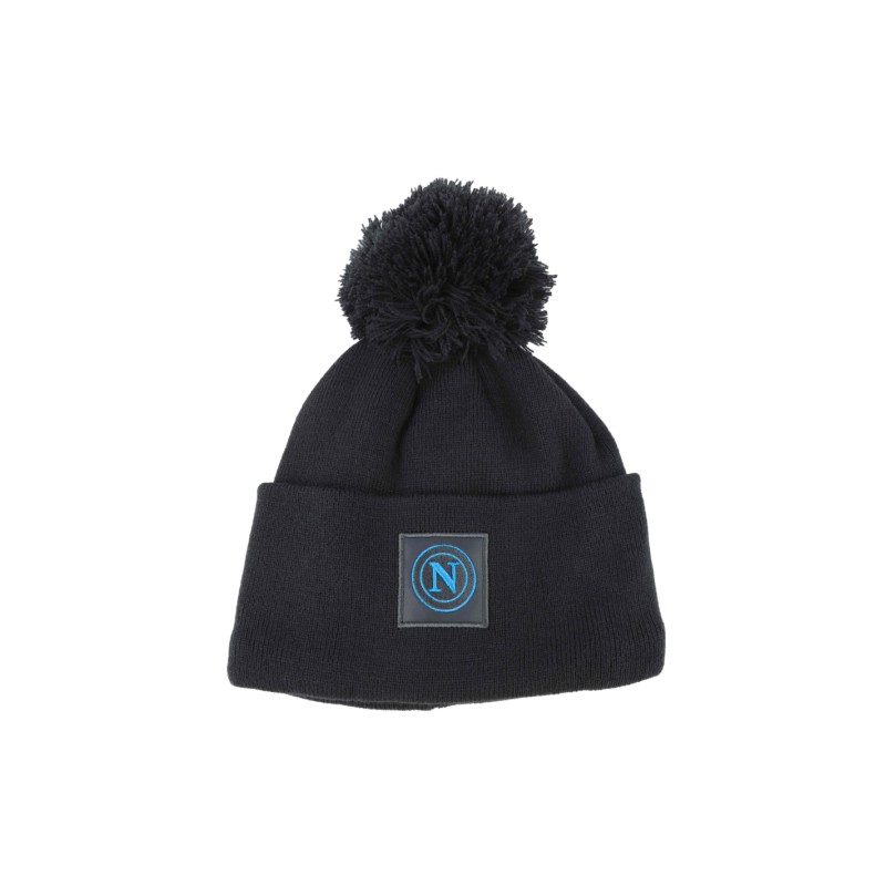 Napoli 123466 - Cappello PonPon Maglia Ricamo Napoli