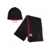 Milan 141453 - Set Cappello Cuffia Reversibile e Sciarpa Milan