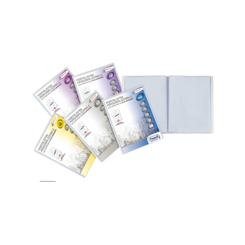 Favorit 90484 - Porta Listino 20 Buste Personalizzabile