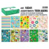 Kartos 18341 - Carta Regalo Teen 70 x 100 Conf.100 Fogli