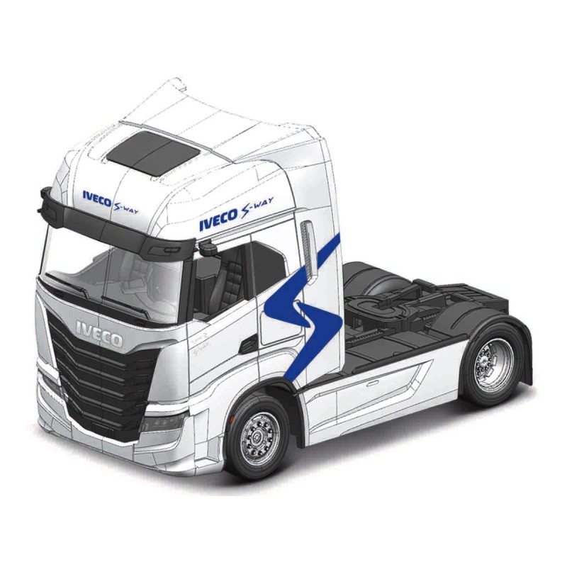 Burago 32208 - Motrice Iveco S-way 570 Scala 1:43