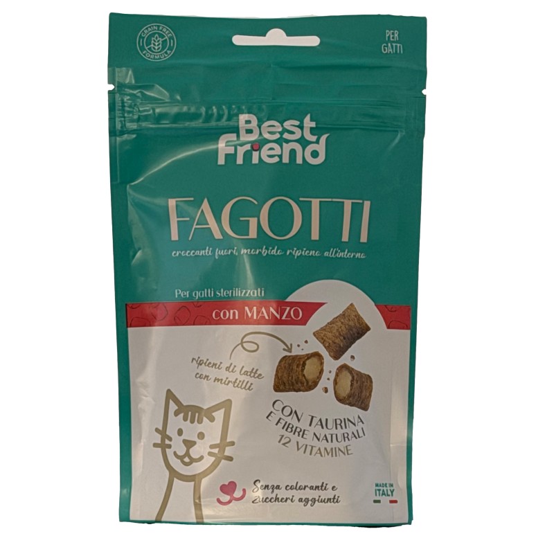 Best Friend 96932.3 - Fagotti Gatti Ripieni con Manzo 50gr