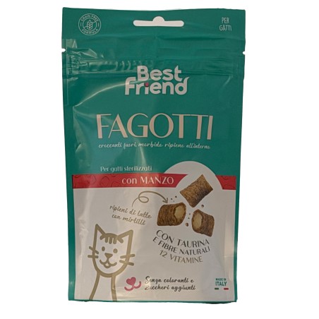 Best Friend 96932.3 - Fagotti Gatti Ripieni con Manzo 50gr