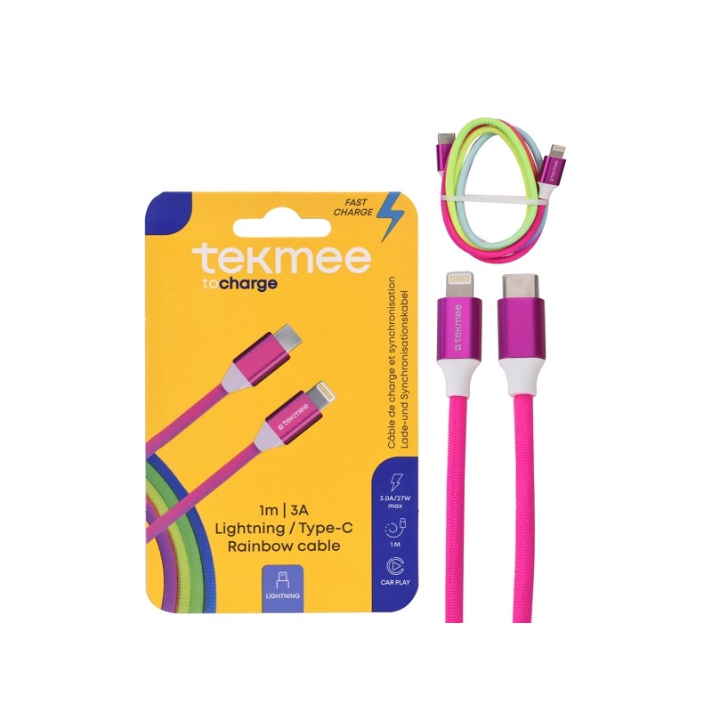 Tekmee 40430327 - Cavo Ricarica Fast Charge Apple / Type-c 1Mt