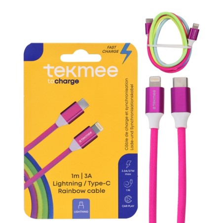 Tekmee 40430327 - Cavo Ricarica Fast Charge Apple / Type-c 1Mt