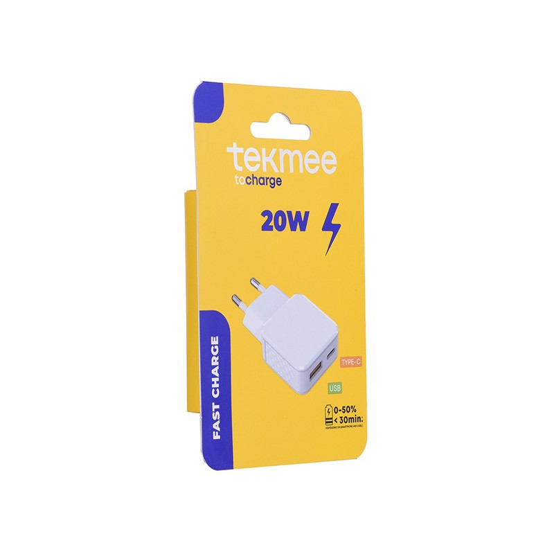 Tekmee 40430374 - Presa Muro 20W Fast Charge Usb Type-c